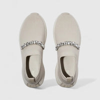 Fit Flop Ladies Comfort Sneaker With Pearl And Crystal F-Mode A1C-A99 Beige FP111