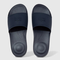 Fit Flop Mens I Qushion Slide EQ4-399 Navy FP78 Sandals | familyshoecentre