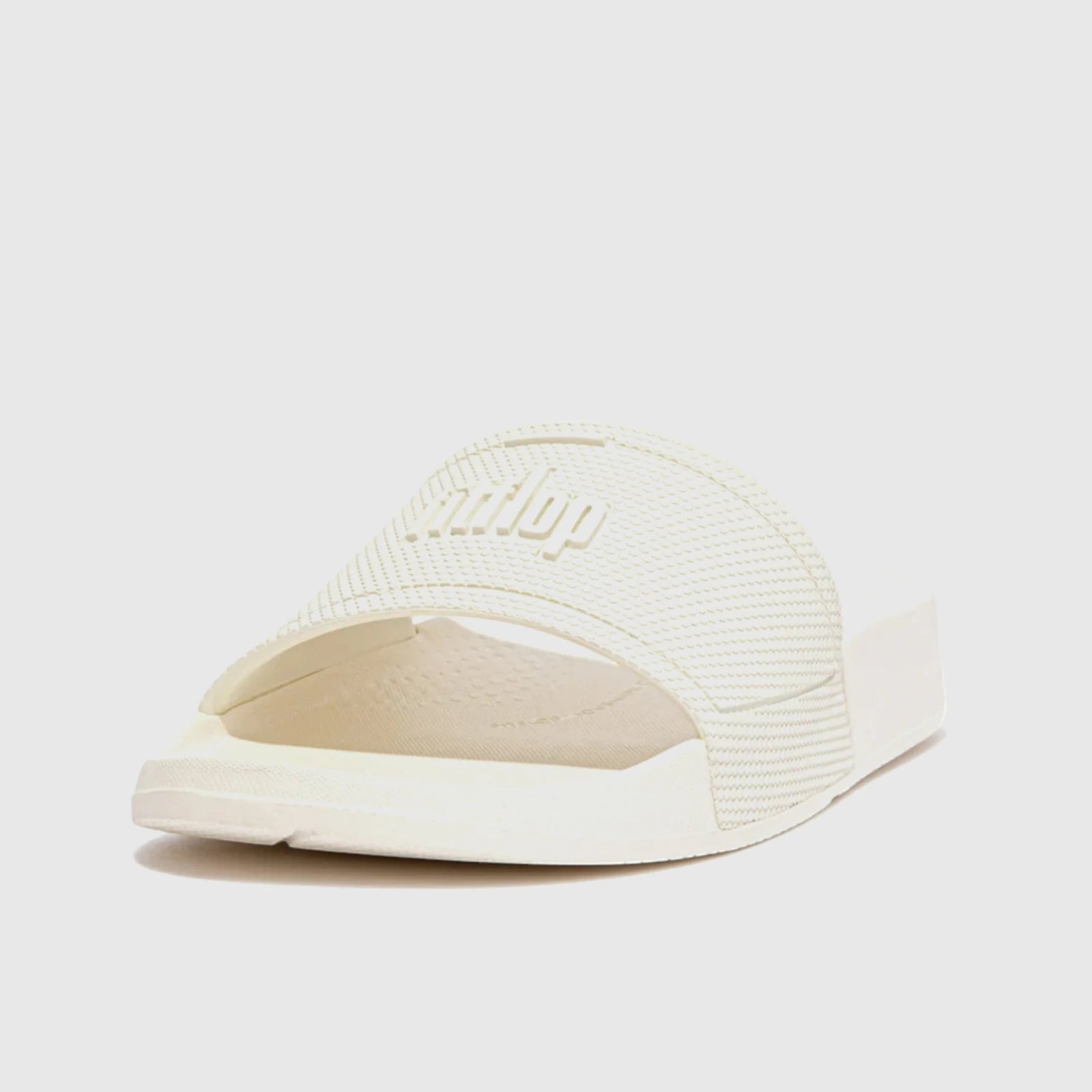 Fit Flop Mens I Qushion Slide EQ4-A20 Beige FP79 Sandals | familyshoecentre