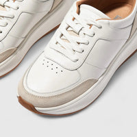 Fit Flops F-Mode Flatform Sneaker White IK8-646 Sneakers | familyshoecentre