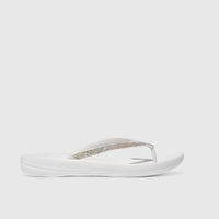 Fit Flops I Qushion Sparkle Urban White L-44 Sandals | familyshoecentre
