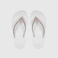 Fit Flops I Qushion Sparkle Urban White L-44 Sandals | familyshoecentre