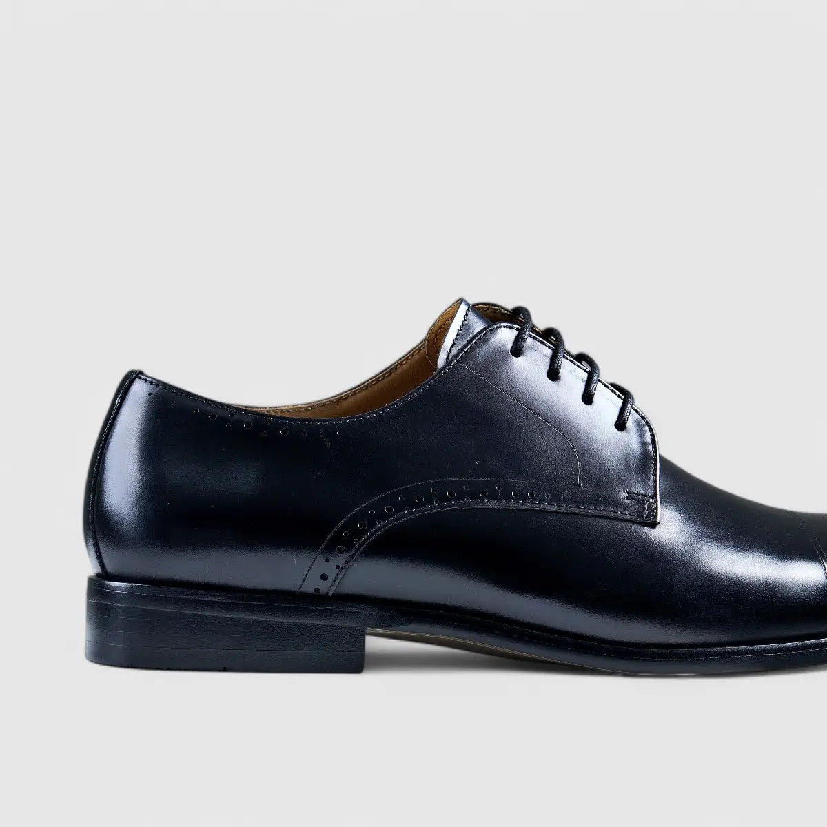 Florsheim Centurion Lace Up Semi Black Ash 2 FL34 Oxfords | familyshoecentre