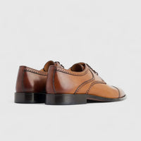 Florsheim Imperial Men's Derby Lace Up Punched Toe Cap Biga 123-19/260 Tan EL29