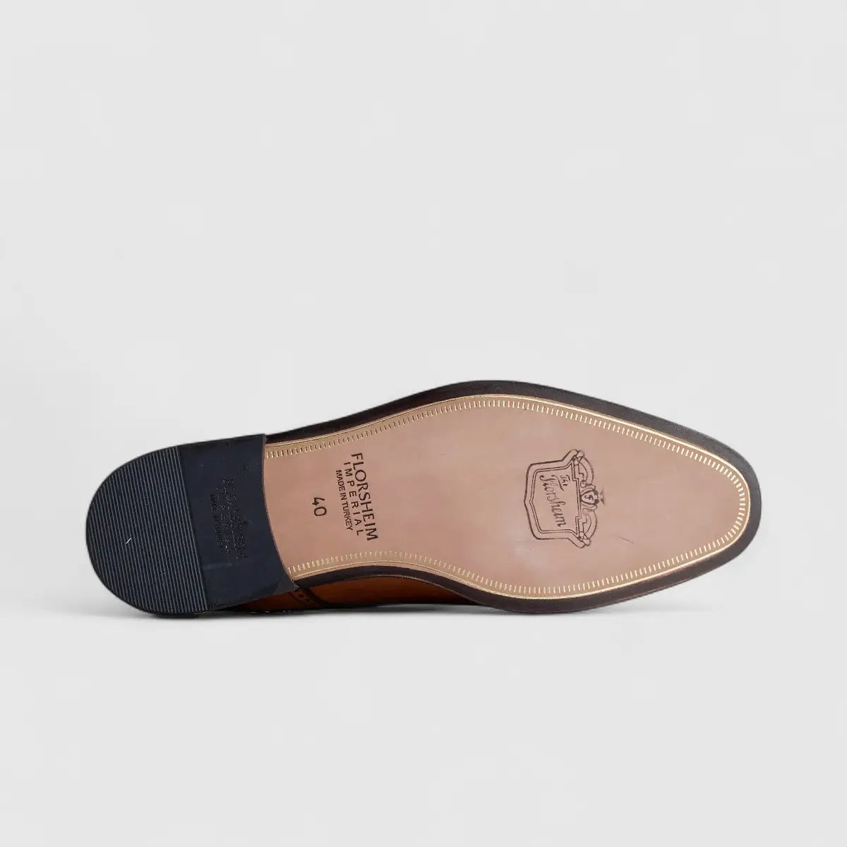 Florsheim Imperial Men's Derby Lace Up Punched Toe Cap Biga 123-19/260 Tan EL29