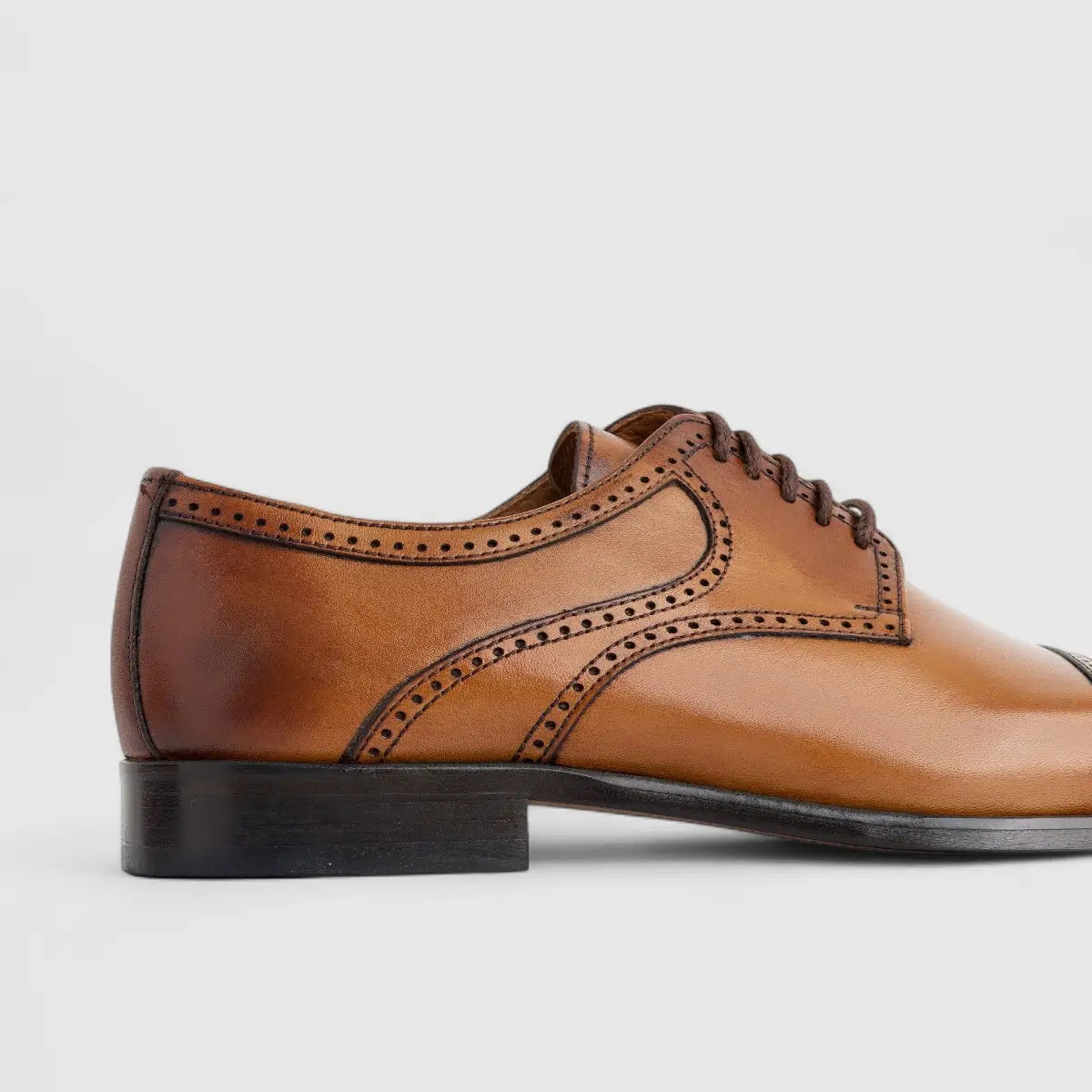 Florsheim Imperial Men's Derby Lace Up Punched Toe Cap Biga 123-19/260 Tan EL29