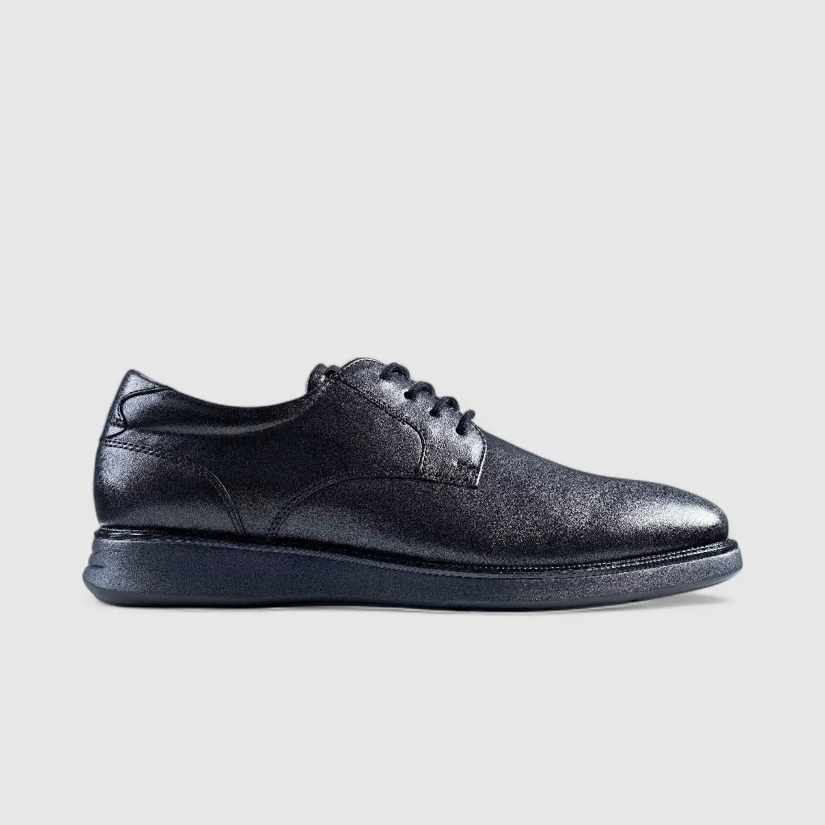 Florsheim Launch Plain Toe Lace Up Black 14440 FT28 Oxfords | familyshoecentre