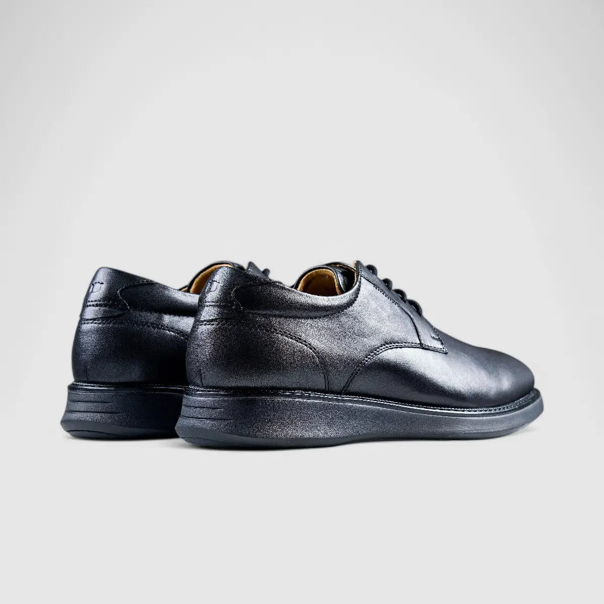 Florsheim Launch Plain Toe Lace Up Black 14440 FT28 Oxfords | familyshoecentre
