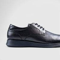 Florsheim Launch Plain Toe Lace Up Black 14440 FT28 Oxfords | familyshoecentre