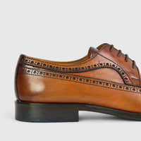 Florsheim Imperial Men's Derby Brouge Adana 2-560/260 Tan EL28 Oxfords | familyshoecentre