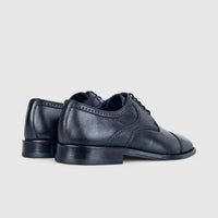 Florsheim Imperial Men's Derby Lace Up Punched Toe Cap Biga 123-19/001 Black EL26 Oxfords | familyshoecentre