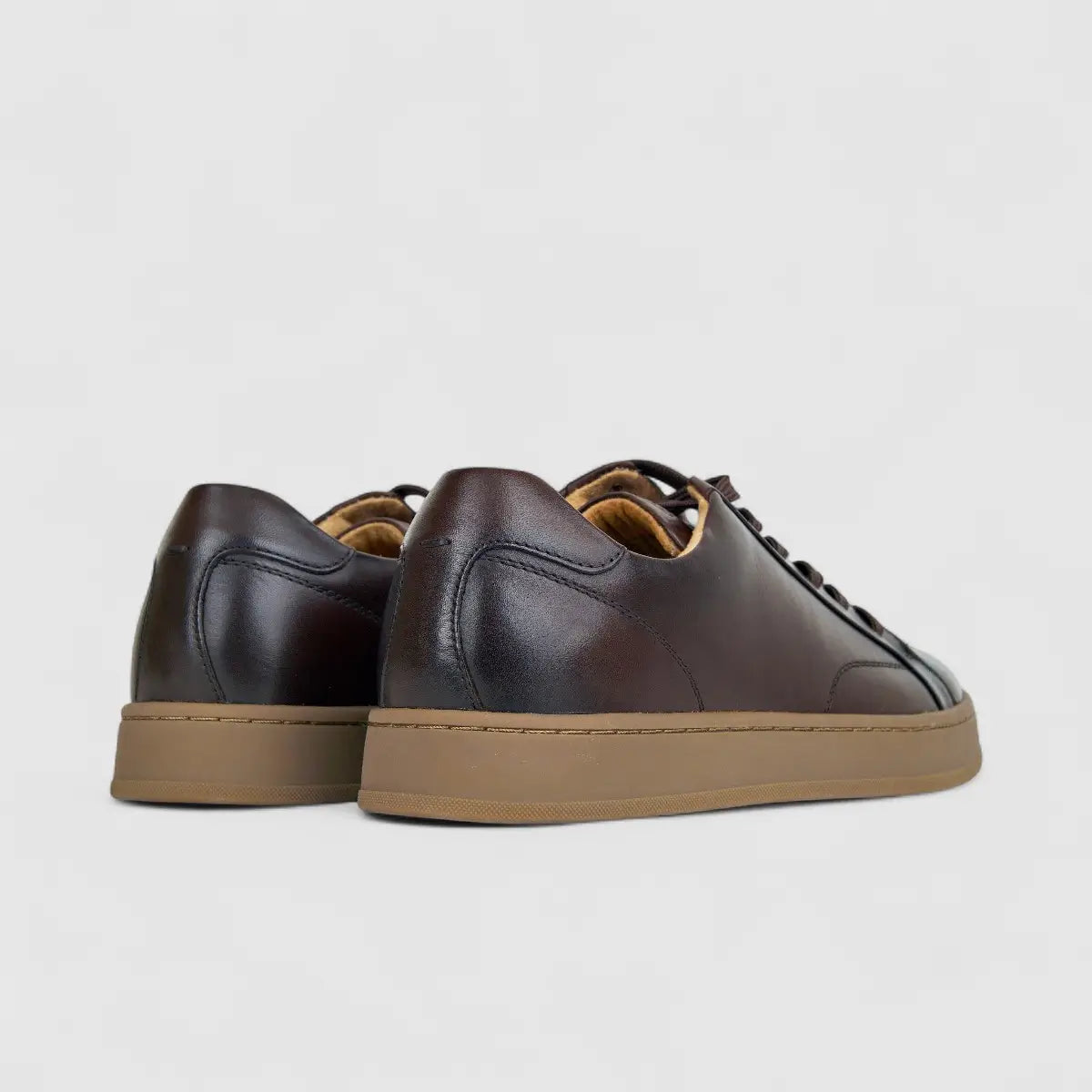 Florsheim Men's Sneaker Monopoli Lace 14455A/207 Brown/Gum Sole FT36