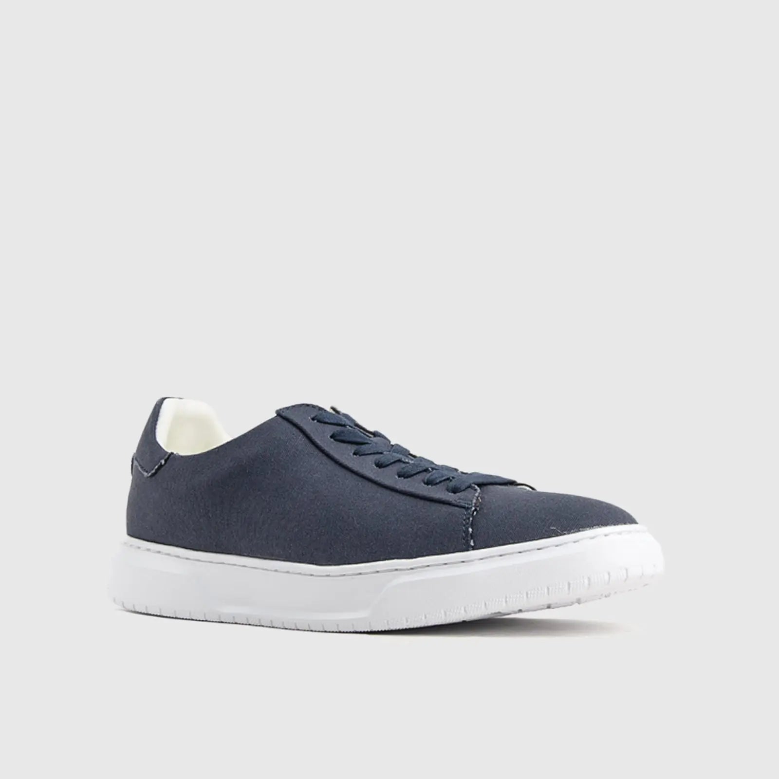 Florsheim Premier Canvas Sneaker - 17376 Navy Sneakers | familyshoecentre