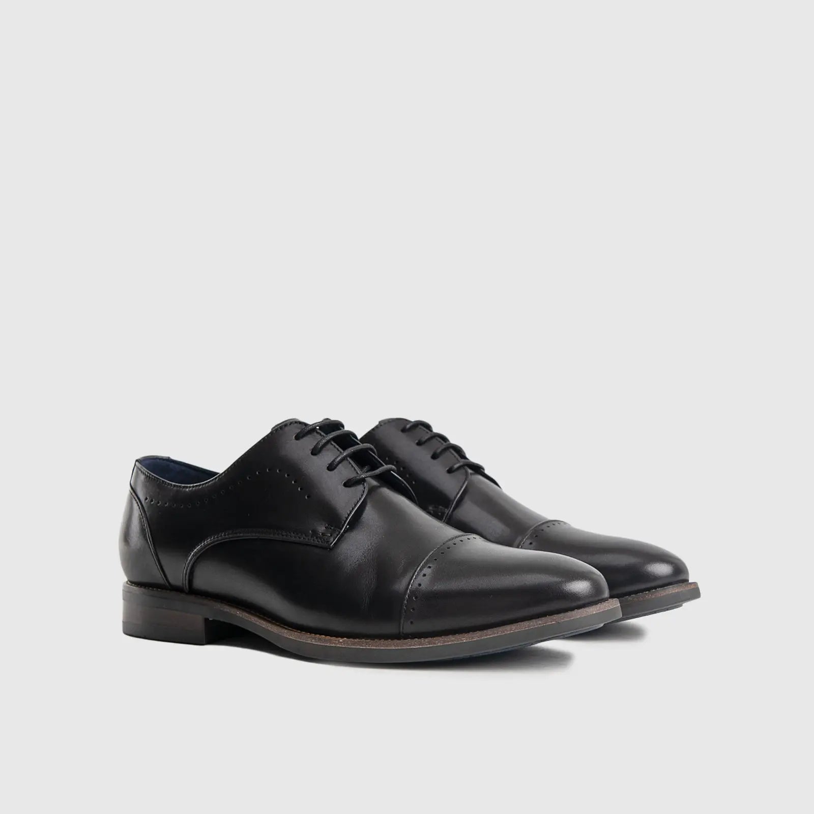 FLORSHIEM CIRRIUS BLACK Gents Shoes | familyshoecentre