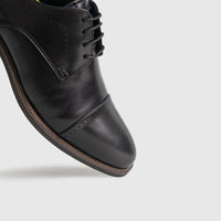 FLORSHIEM CIRRIUS BLACK Gents Shoes | familyshoecentre
