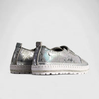Footworks Bling Sneaker 01649 Silver Sneakers | familyshoecentre