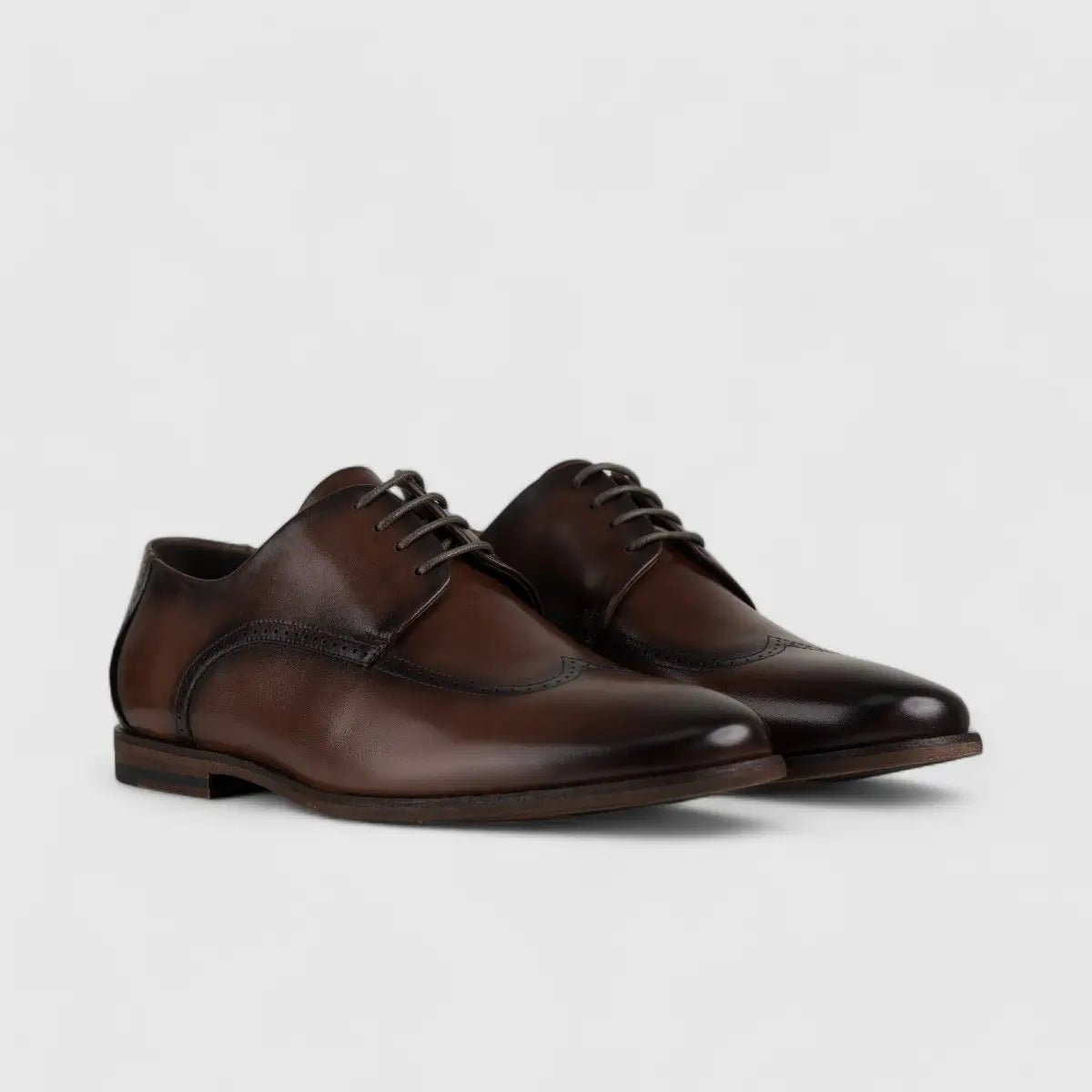 Formales Chunky Sole Oxfords Brown 175-A78 Oxfords | familyshoecentre
