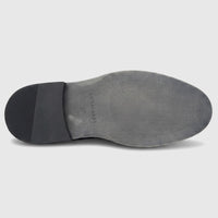 Formale's black leather lace-up wingtip shoe, women's size 37, displaying the sole with brand name and size.