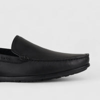 Formales Leather Loafers Black 2137A-6 Loafers | familyshoecentre