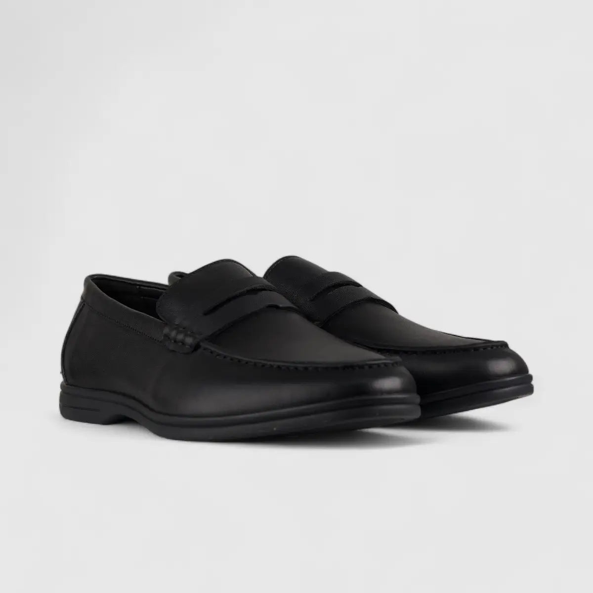 Formales Leather Loafers Black 2355A-2 Loafers | familyshoecentre