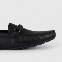 Formales Leather Loafers Black 6019-18 Loafers | familyshoecentre