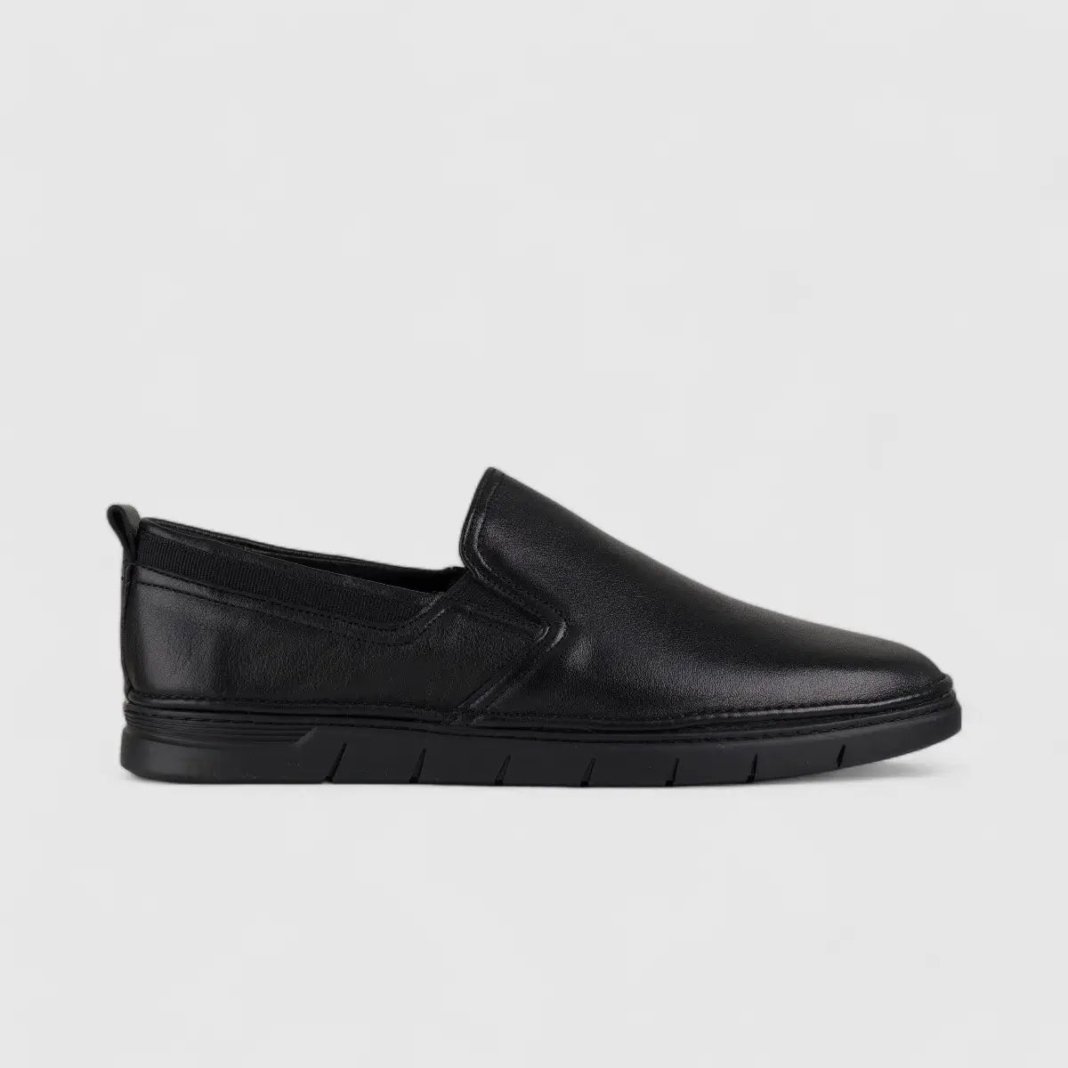 Formales Leather Loafers Black JB852208 Loafers | familyshoecentre