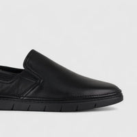 Formales Leather Loafers Black JB852208 Loafers | familyshoecentre