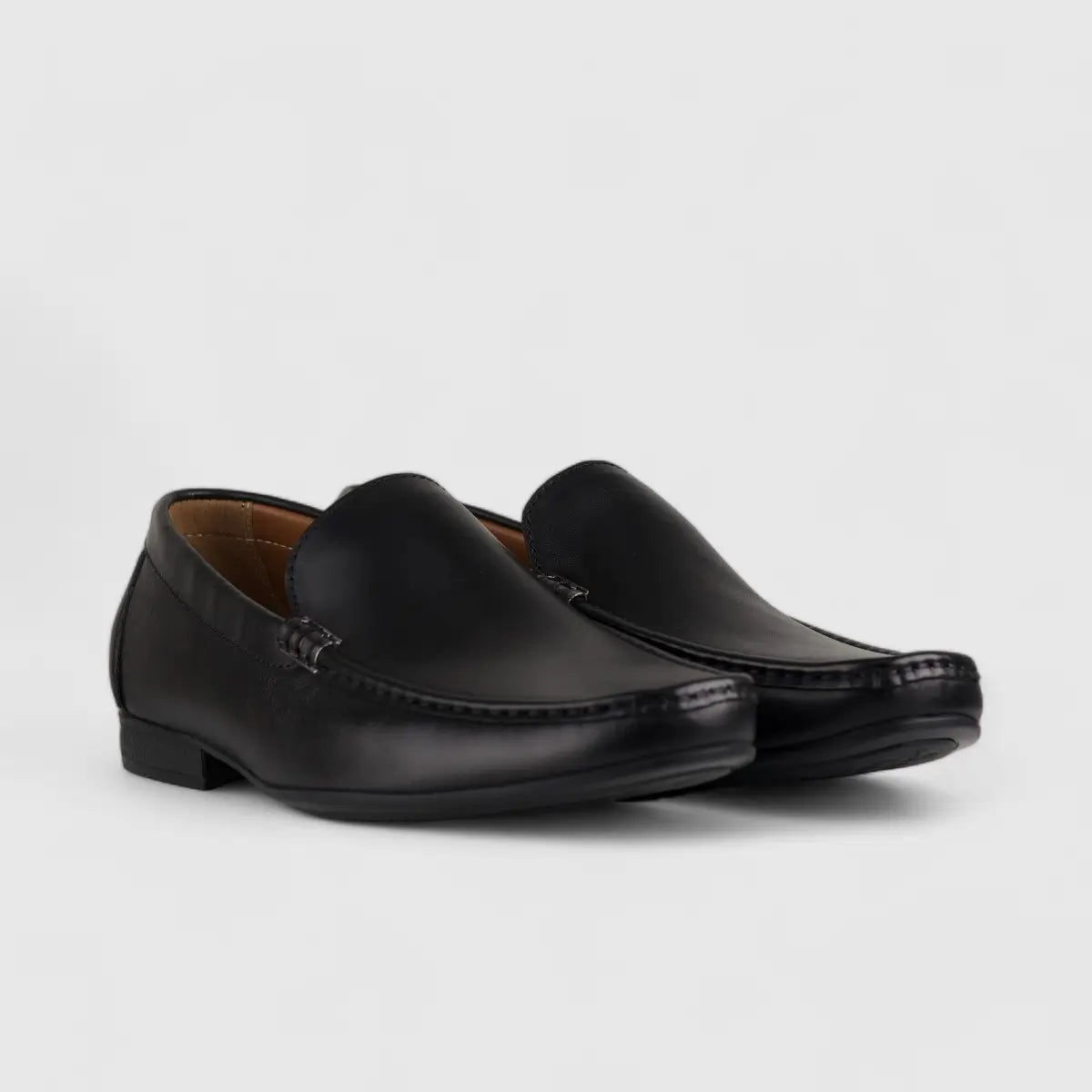 Formales Leather Loafers Black YY10-1-551 Loafers | familyshoecentre