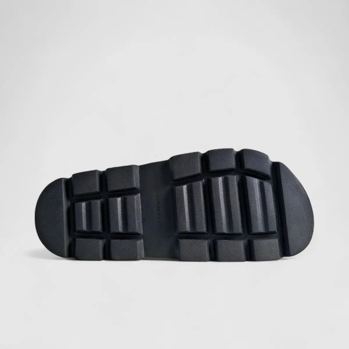 Formales Leather Sandal FM2526-1 Black FS1 Sandals | familyshoecentre