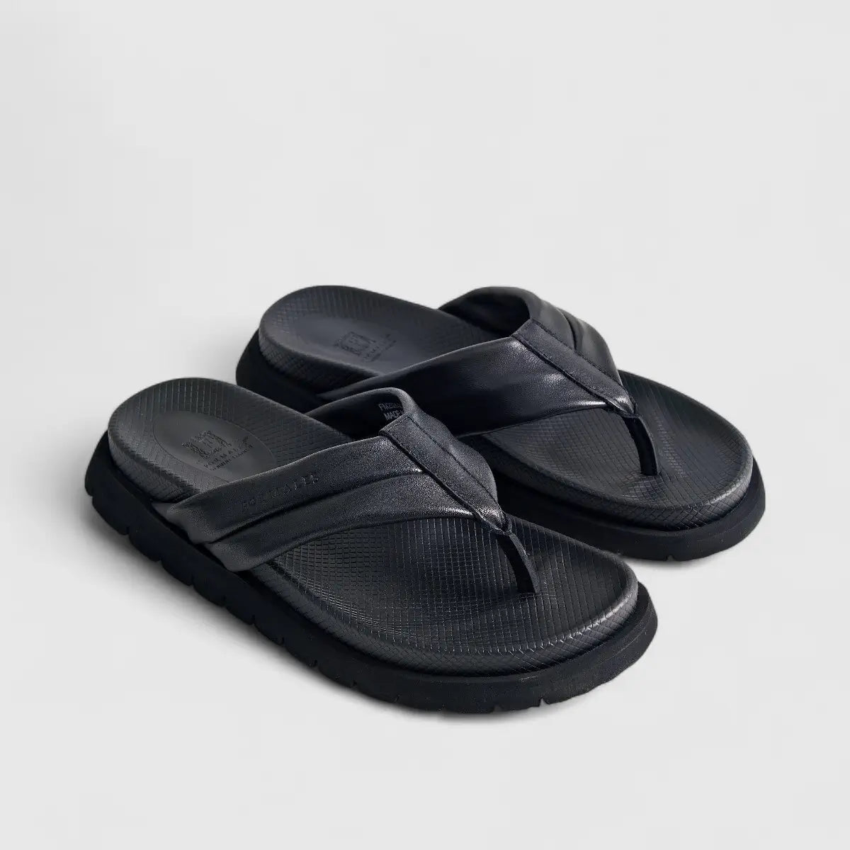 Formales Leather Sandal FM2526-2 Black FS2 Sandals | familyshoecentre