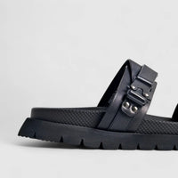 Formales Leather Sandal FM2526-3 Black FS3 Sandals | familyshoecentre