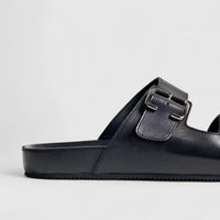 Formales Leather Sandal FM2526-5 Black FS5 Sandals | familyshoecentre