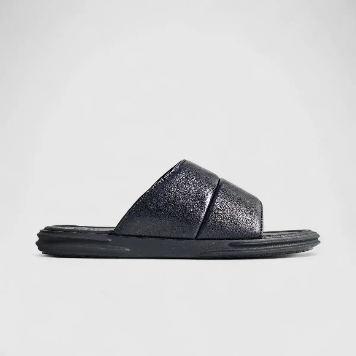 Formales Leather Sandal FM2526-9 Black FS9 Sandals | familyshoecentre
