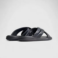 Formales Leather Sandal FM2526-10 Black FS10 Sandals | familyshoecentre