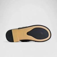 Formales Leather Sandal FM2526-12 Black FS12 Sandals | familyshoecentre