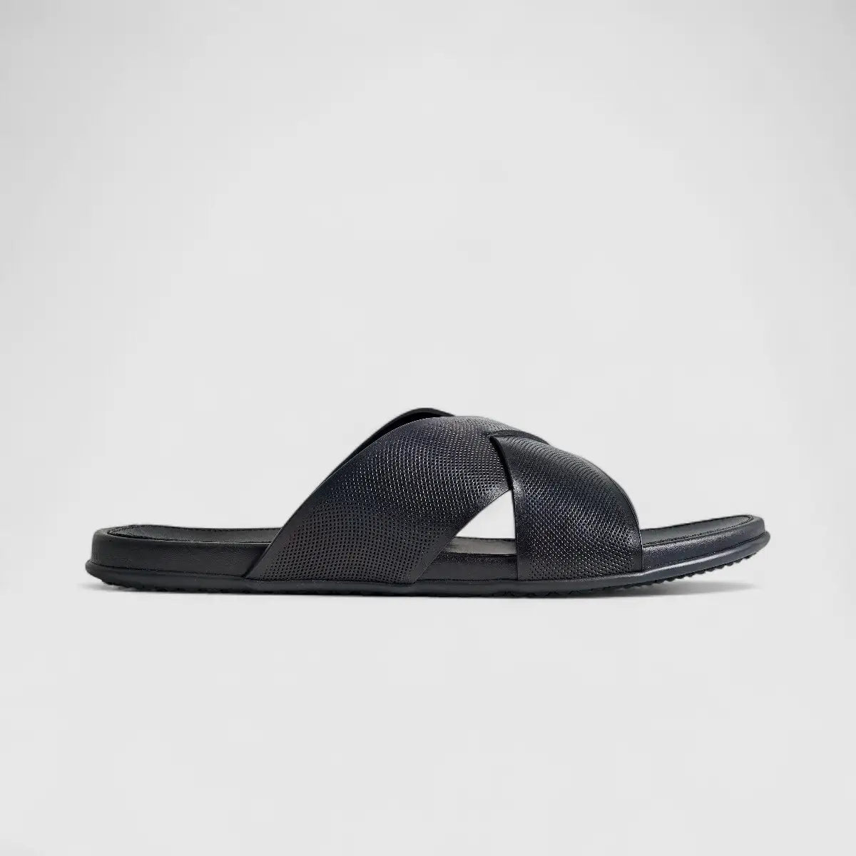 Formales Leather Sandal FM2526-15 Black FS15 Sandals | familyshoecentre