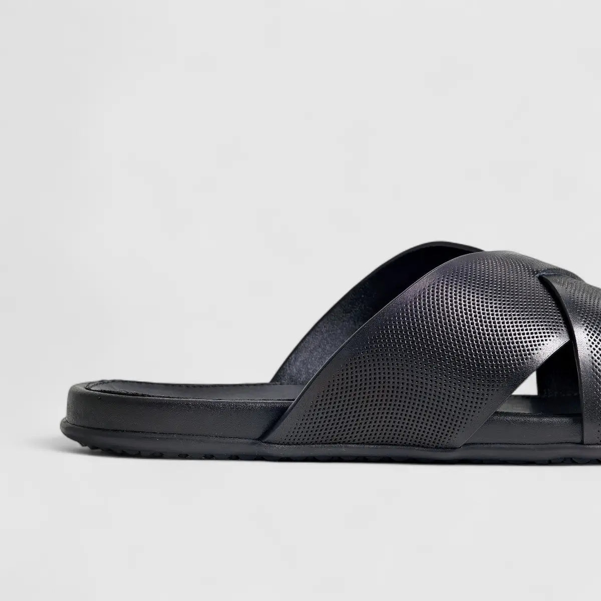Formales Leather Sandal FM2526-15 Black FS15 Sandals | familyshoecentre