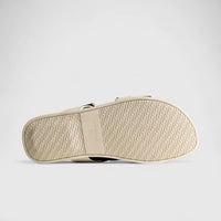 Formales Leather Sandal FM2526-8 White/Olive FS8B Sandals | familyshoecentre