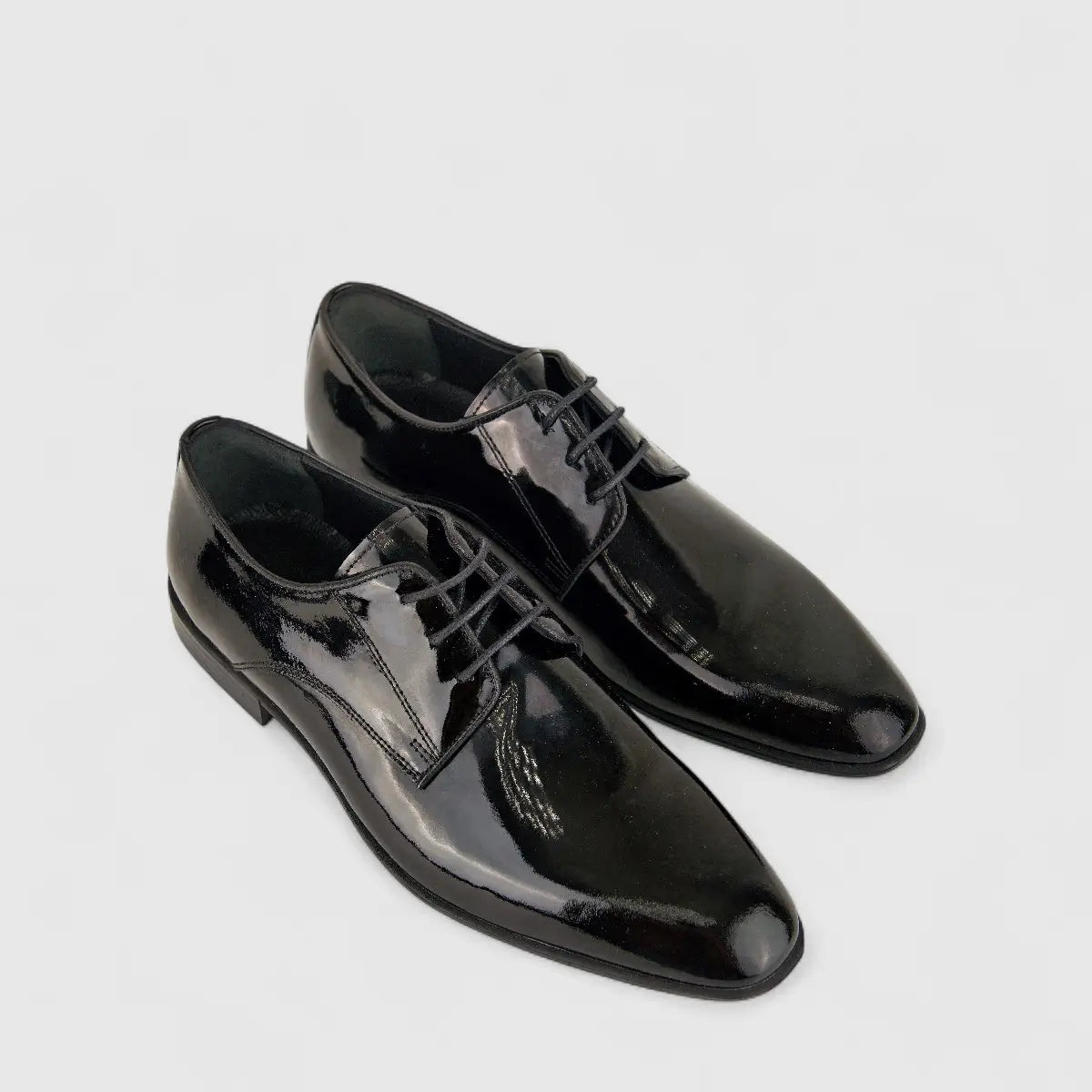 Formales Leather Men's Lace Up 9674 Black Patent FC42