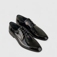 Formales Leather Men's Lace Up 9674 Black Patent FC42