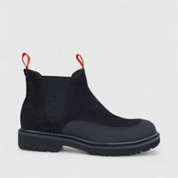 Formales Men's Leather Chunky Sole Chelsea Boot FW267003 Black FD3