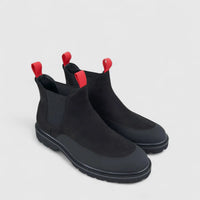 Formales Men's Leather Chunky Sole Chelsea Boot FW267003 Black FD3