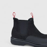 Formales Men's Leather Chunky Sole Chelsea Boot FW267003 Black FD3