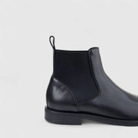 Formales Men's Leather Chelsea Boot FW267006 Black FD6