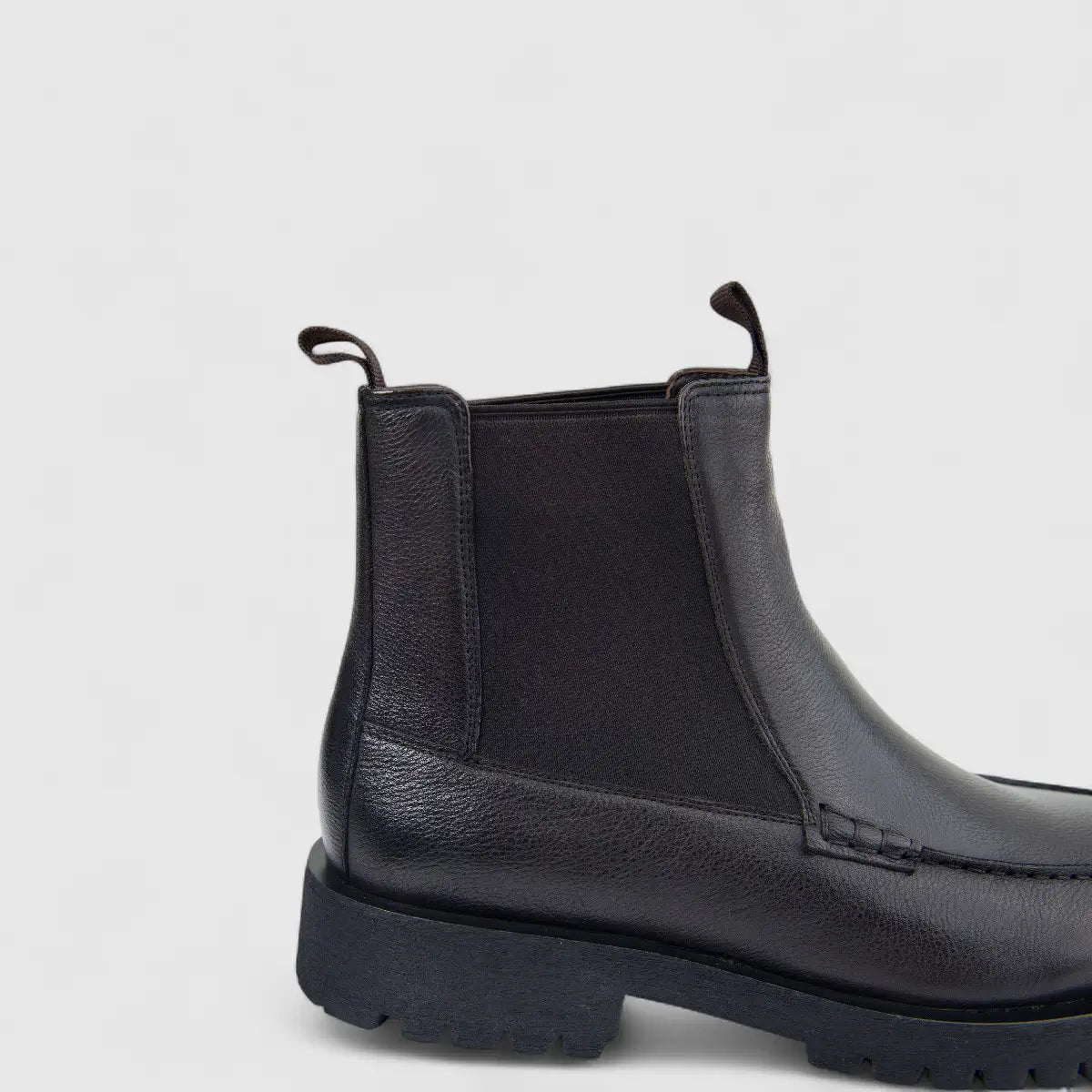 Formales Men's Leather Chunky Sole Chelsea Boot FW267007 Coffee FD7