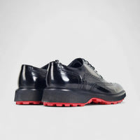 Formales Men's Leather Chunky Sole Lace Up Brouge 6849 Black FC115