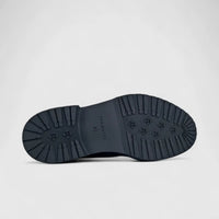 Formales Mens Leather Chunky Sole Lace Up FM2025-835 Black FK28