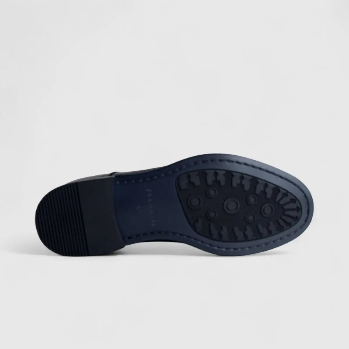 Formales Leather Oxford Shoes with Chunky Sole, Black