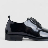 Formales Men's Leather Chunky Sole Lace Up FM2025-845 Black FK58
