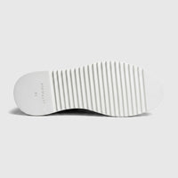 Bottom view of a Formales Men's Leather Chunky Sole Lace Up shoe, featuring a white ribbed sole with 'FORMALES 41' branding.